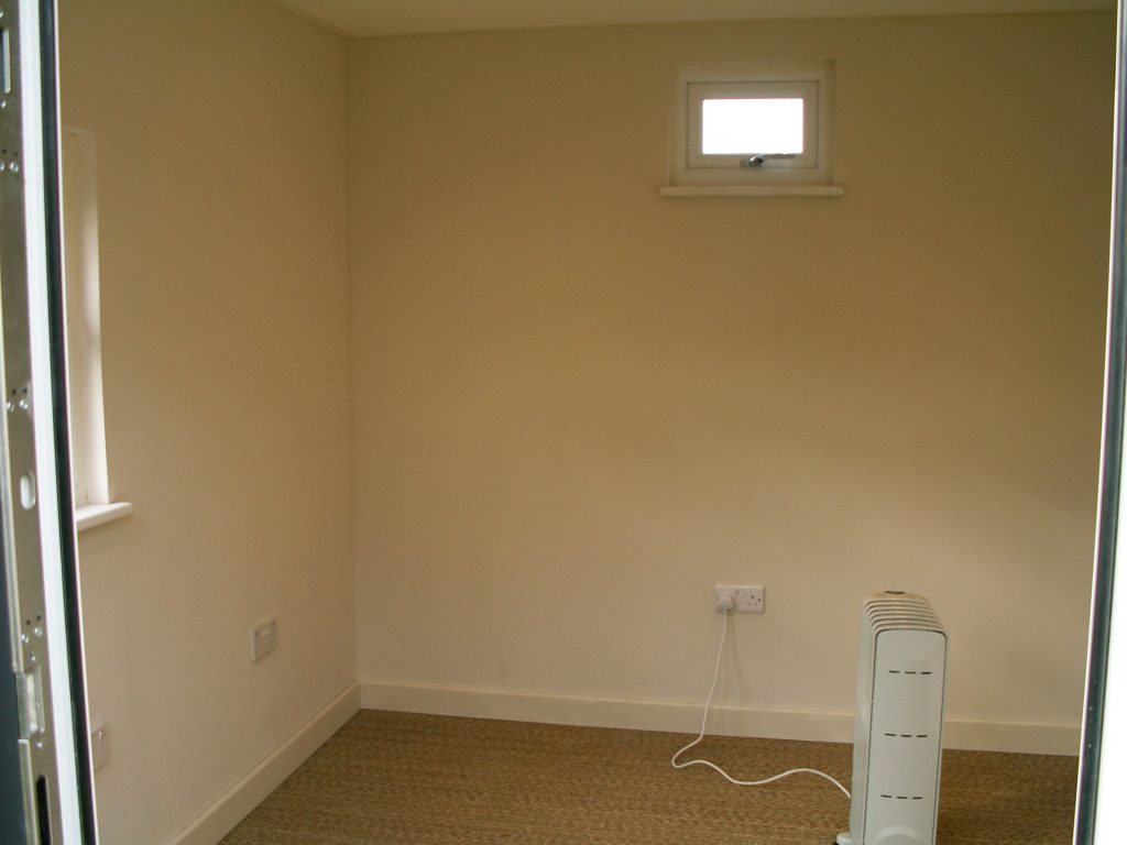 Interior of a home office.